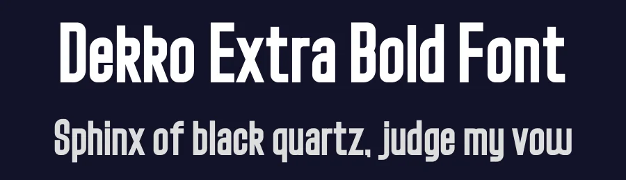 Dekko Extra Bold Font by Robbo — Decorative Font — thumbnail 2