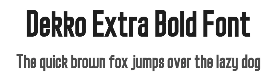 Dekko Extra Bold Font by Robbo — Decorative Font