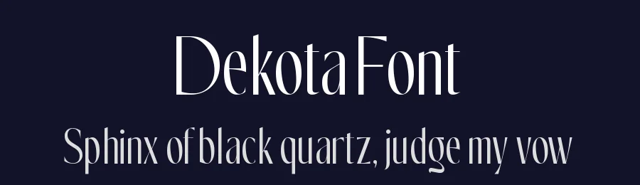 Dekota Font by timelesstype.co — Sans Serif Font — thumbnail 2