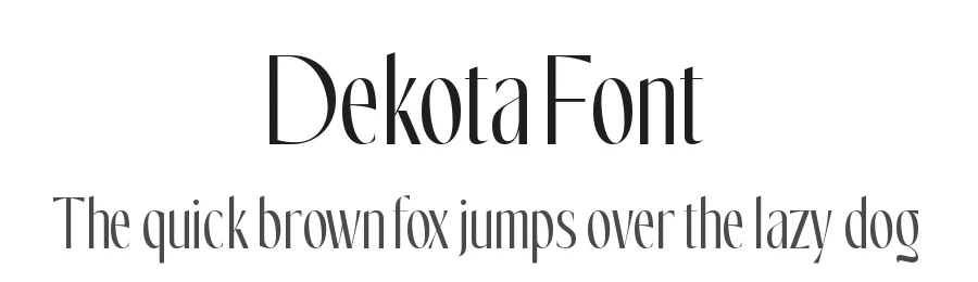 Dekota Font by timelesstype.co — Sans Serif Font