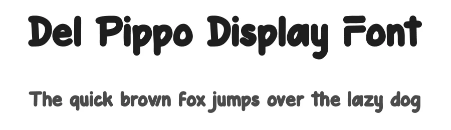Del Pippo Display Font by Rachmad bagus f — Decorative Font