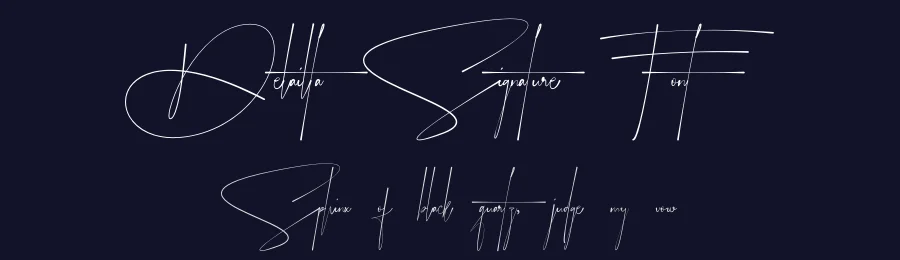 Delailta Signature Font by jadatype — Script Handwritten Font — thumbnail 2