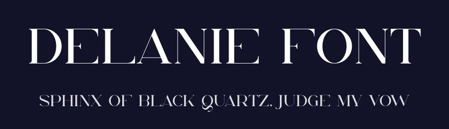 Delanie Font by vpcreativeshop — Display Font — thumbnail 2