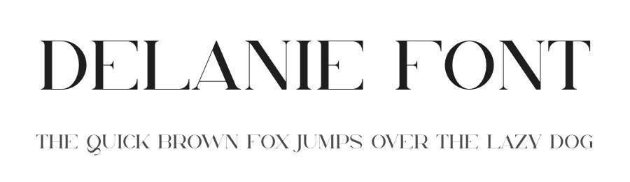 Delanie Font by vpcreativeshop — Display Font