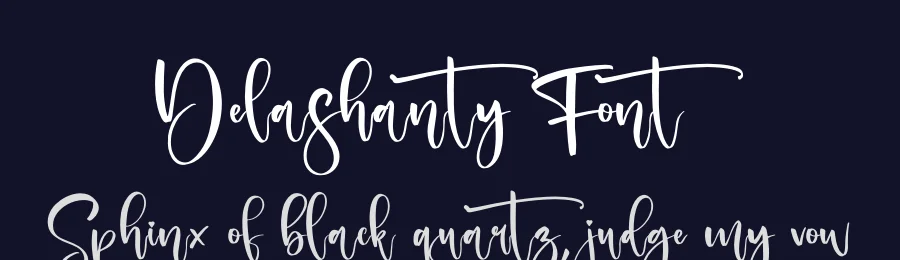 Delashanty Font by perspectype — Script Handwritten Font — thumbnail 2