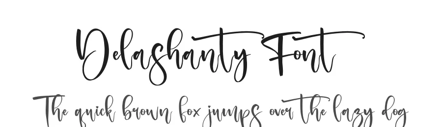 Delashanty Font by perspectype — Script Handwritten Font