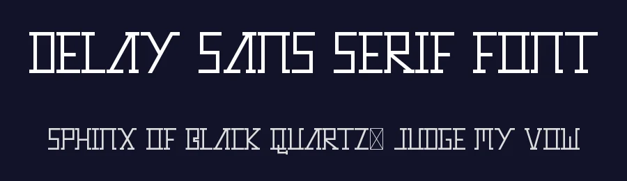 Delay Sans Serif Font by nihstudio — Sans Serif Font — thumbnail 2