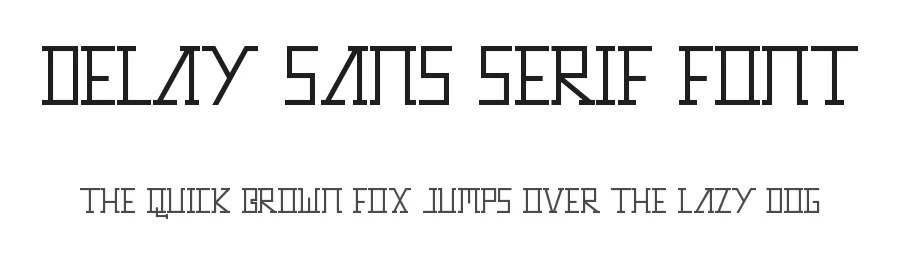 Delay Sans Serif Font by nihstudio — Sans Serif Font