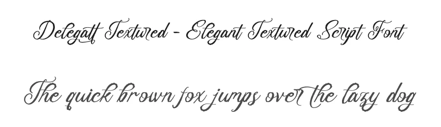 Delegatt Textured – Elegant Textured Script Font by stylishtype.co — Script Handwritten Font