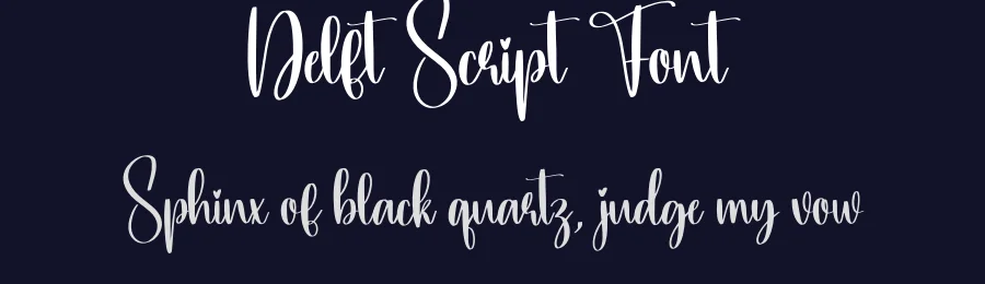 Delft Script Font by creativeletter — Script Handwritten Font — thumbnail 2