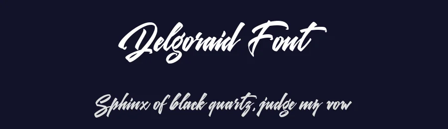 Delgoraid Font by metafontsy — Script Handwritten Font — thumbnail 2