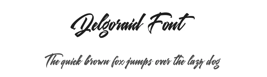 Delgoraid Font by metafontsy — Script Handwritten Font