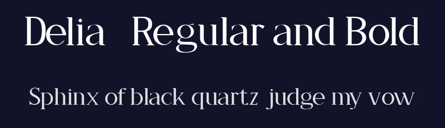 Delia – Regular and Bold by inspirasign — Sans Serif Font — thumbnail 2