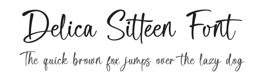 Delica Sitteen Font by Basnistudio — Script Handwritten Font