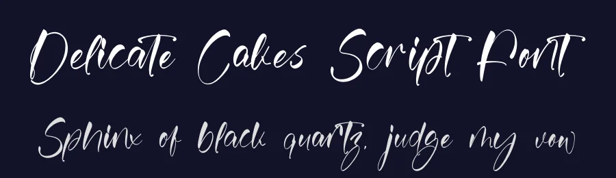 Delicate Cakes Script Font by stylishtype.co — Script Handwritten Font — thumbnail 2