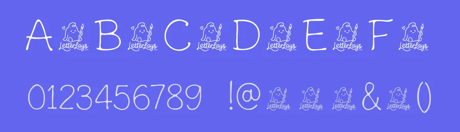 Delicate Line Free Font by Letterlays — Display Font — thumbnail 3