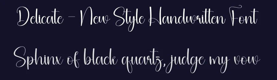 Delicate – New Style Handwritten Font by andikastudio — Script Handwritten Font — thumbnail 2