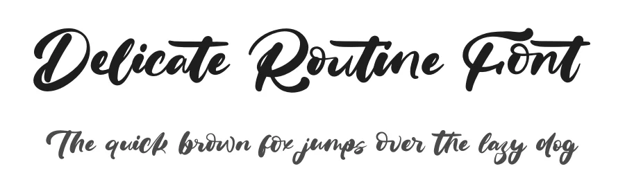 Delicate Routine Font by letterenastudios — Script Handwritten Font