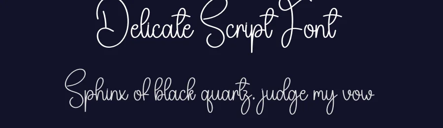 Delicate Script Font by creativeletter — Script Handwritten Font — thumbnail 2
