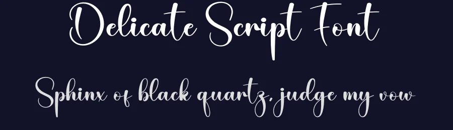 Delicate Script Font by creativeletter — Script Handwritten Font — thumbnail 2