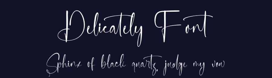 Delicately Font by stylishtype.co — Script Handwritten Font — thumbnail 2