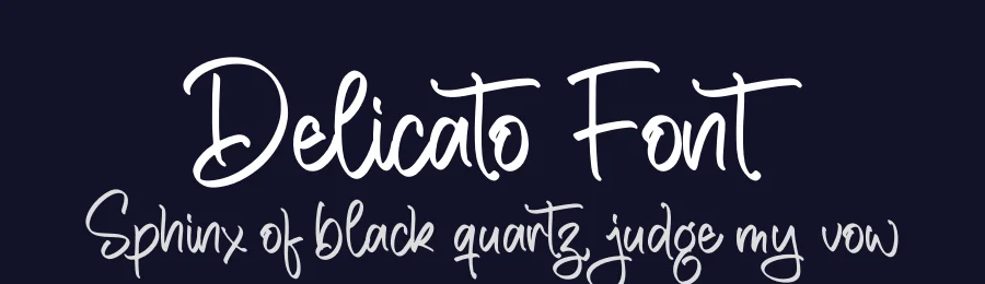 Delicato Font by letterfabric — Script Handwritten Font — thumbnail 2