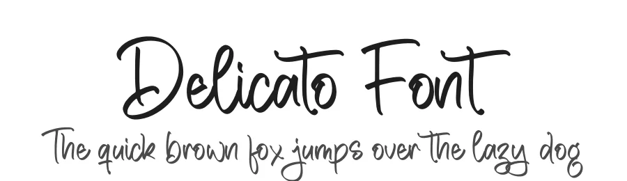 Delicato Font by letterfabric — Script Handwritten Font