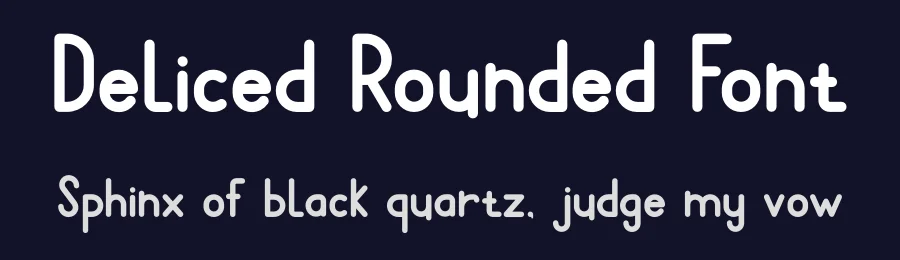 Deliced Rounded Font by imamfathoni0 — Decorative Font — thumbnail 2
