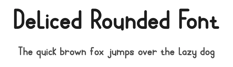 Deliced Rounded Font by imamfathoni0 — Decorative Font