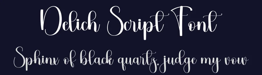 Delich Script Font by freshtypeink — Script Handwritten Font — thumbnail 2