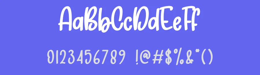 Delicious Brush Font by creativeletter — Display Font — thumbnail 3