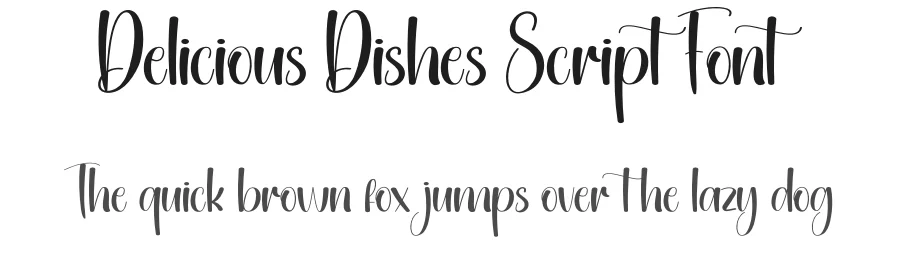 Delicious Dishes Script Font by creativeletter — Script Handwritten Font