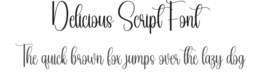 Delicious Script Font by andikastudio — Script Handwritten Font