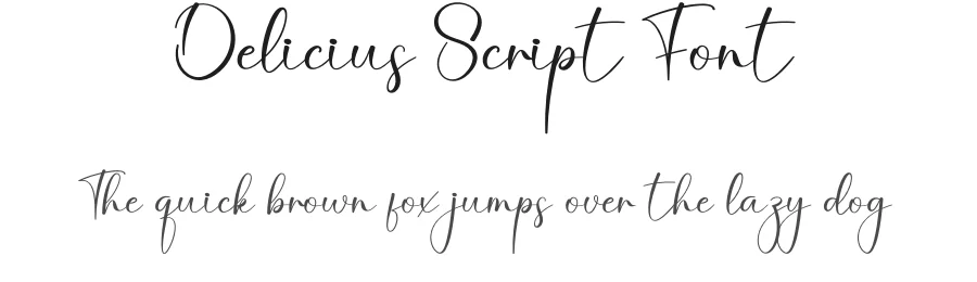 Delicius Script Font by creativeletter — Script Handwritten Font
