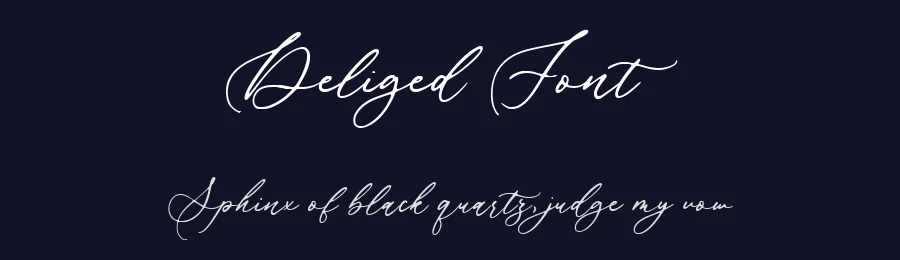 Deliged Font by metafontsy — Script Handwritten Font — thumbnail 2