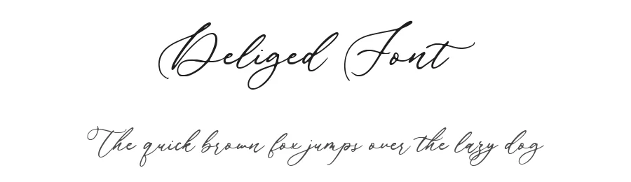 Deliged Font by metafontsy — Script Handwritten Font