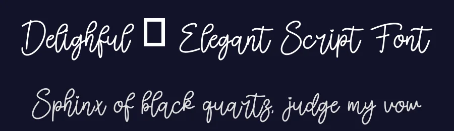 Delighful – Elegant Script Font by MasyafiStudio — Serif Font — thumbnail 2
