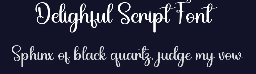 Delighful Script Font by andikastudio — Script Handwritten Font — thumbnail 2