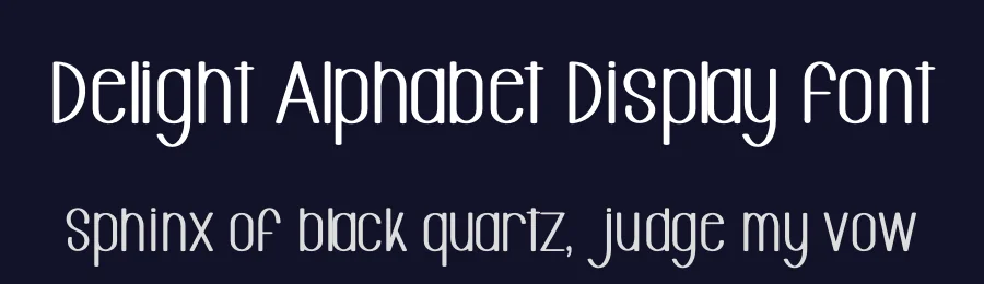 Delight Alphabet Display Font by freshtypeink — Display Font — thumbnail 2