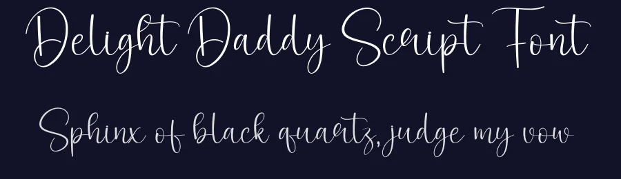 Delight Daddy Script Font by creativeletter — Script Handwritten Font — thumbnail 2