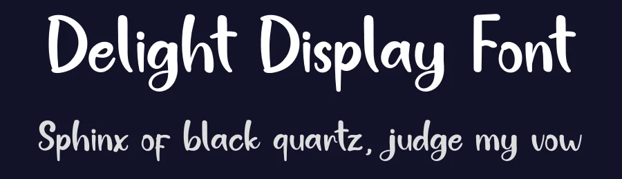 Delight Display Font by inermediaSTUDIO — Display Font — thumbnail 2