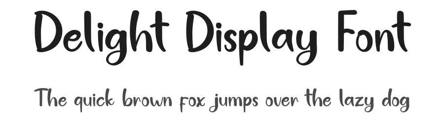 Delight Display Font by inermediaSTUDIO — Display Font