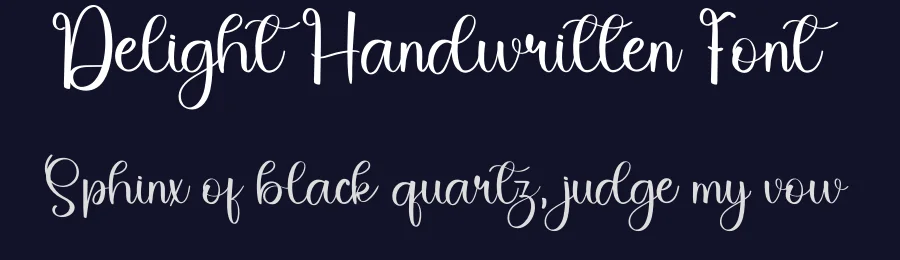 Delight Handwritten Font by inermediaSTUDIO — Script Handwritten Font — thumbnail 2