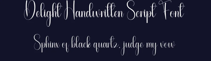 Delight Handwritten Script Font by andikastudio — Script Handwritten Font — thumbnail 2
