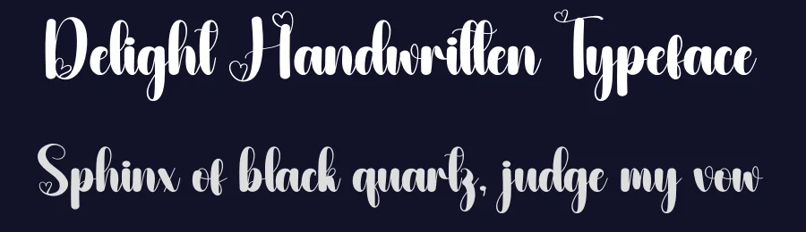 Delight Handwritten Typeface by andikastudio — Script Handwritten Font — thumbnail 2