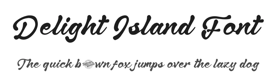 Delight Island Font by letterenastudios — Script Handwritten Font