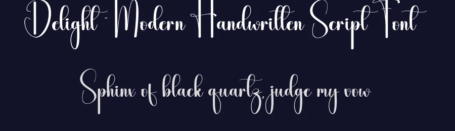 Delight – Modern Handwritten Script Font by andikastudio — Script Handwritten Font — thumbnail 2