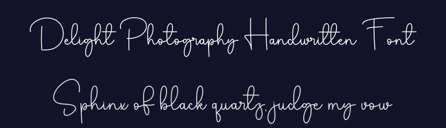 Delight Photography Handwritten Font by freshtypeink — Decorative Font — thumbnail 2
