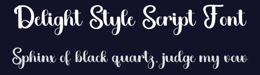 Delight Style Script Font by freshtypeink — Script Handwritten Font — thumbnail 2