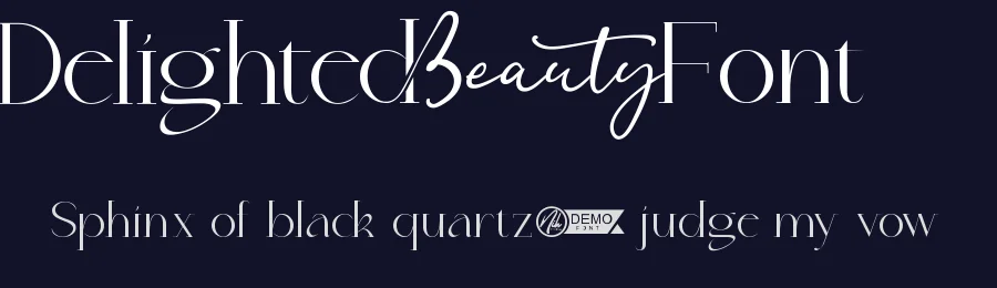 Delighted Beauty Font by nihstudio — Display Font — thumbnail 2